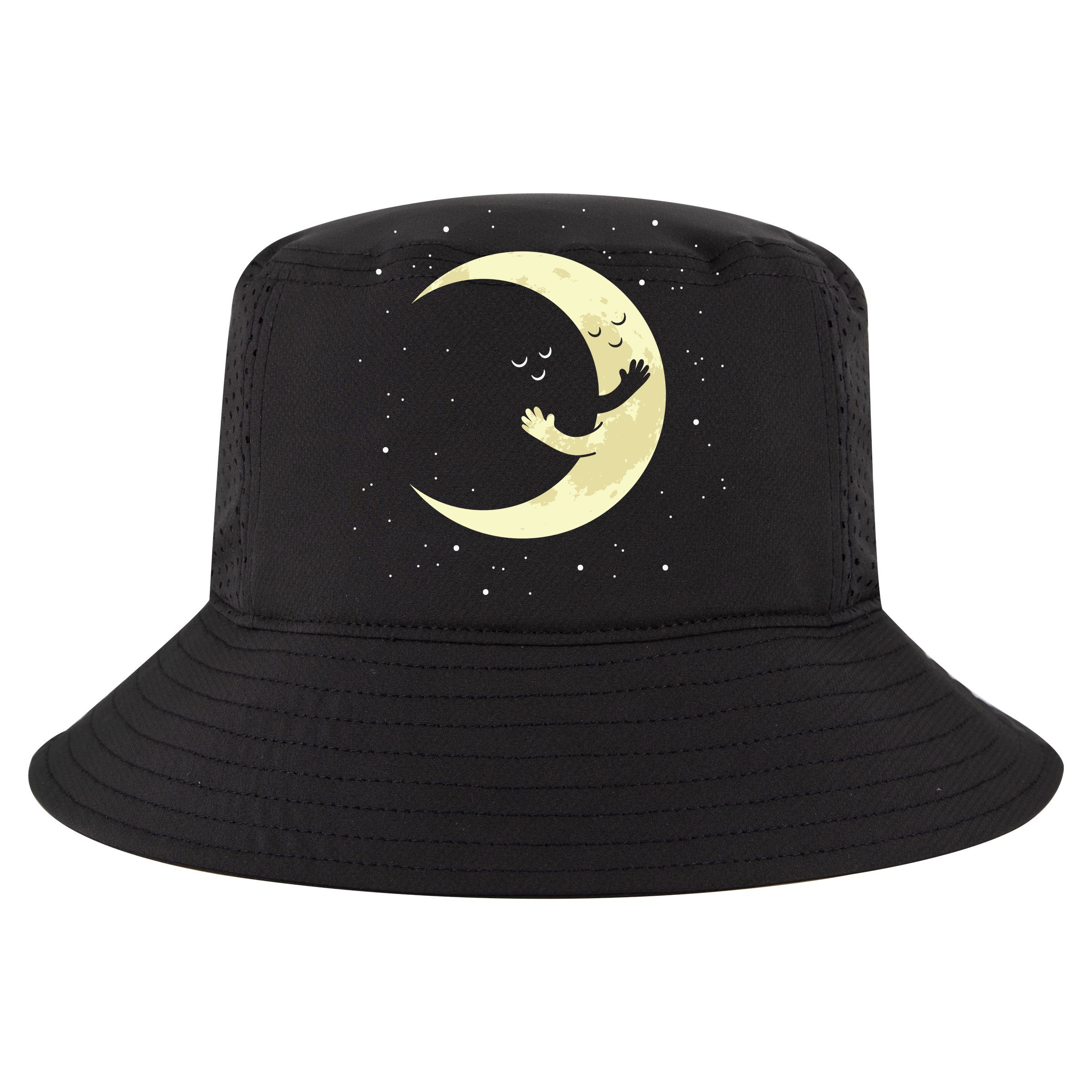 Moon Hug Sky Filled With Stars Cropped Pullover Crew