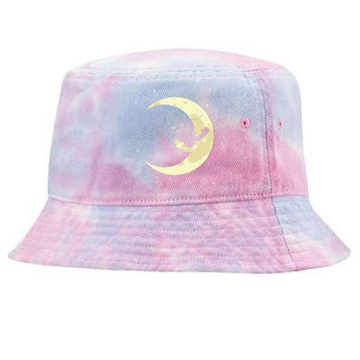 Moon Hug Sky Filled With Stars Tie-Dyed Bucket Hat