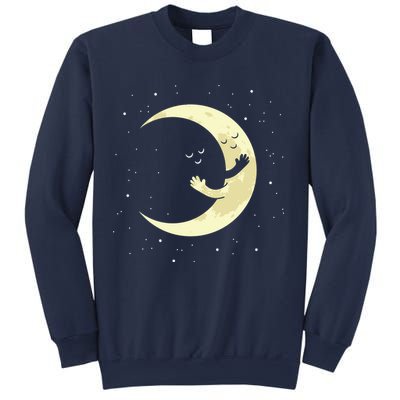 Moon Hug Sky Filled With Stars Sweatshirt
