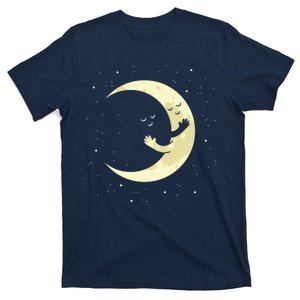 Moon Hug Sky Filled With Stars T-Shirt