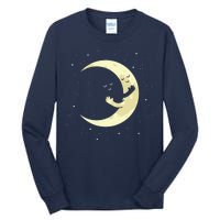 Moon Hug Sky Filled With Stars Tall Long Sleeve T-Shirt