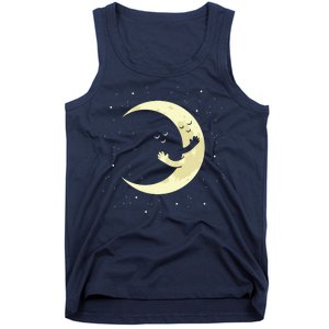 Moon Hug Sky Filled With Stars Tank Top