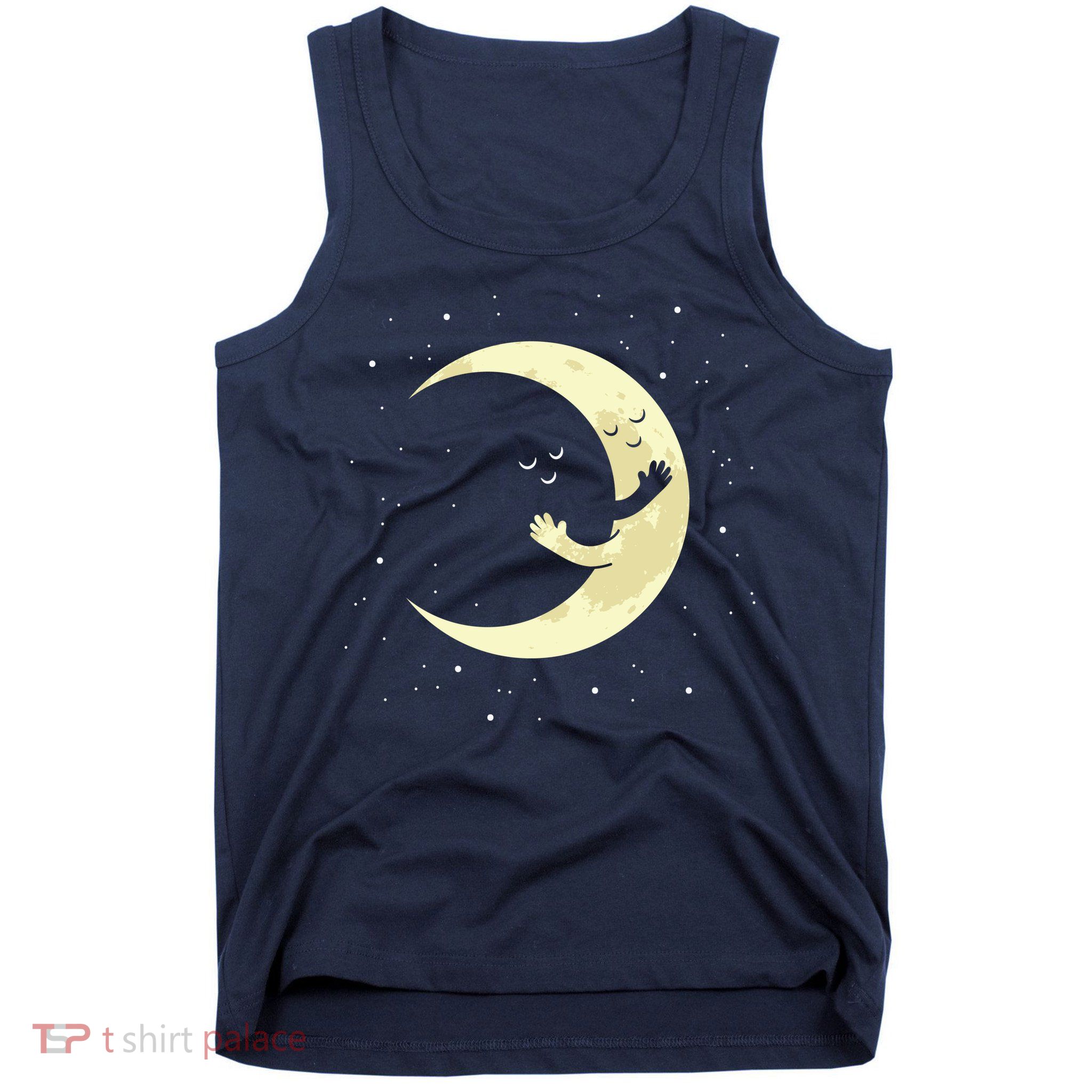 Moon Hug Sky Filled With Stars Tank Top
