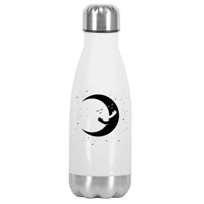 Moon Hug Sky Filled With Stars Stainless Steel Insulated Water Bottle