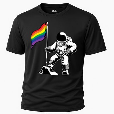 Moon Landing In Space Gay Pride Performance Shirt