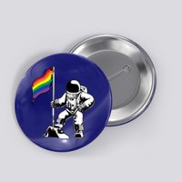 Moon Landing In Space Gay Pride Button
