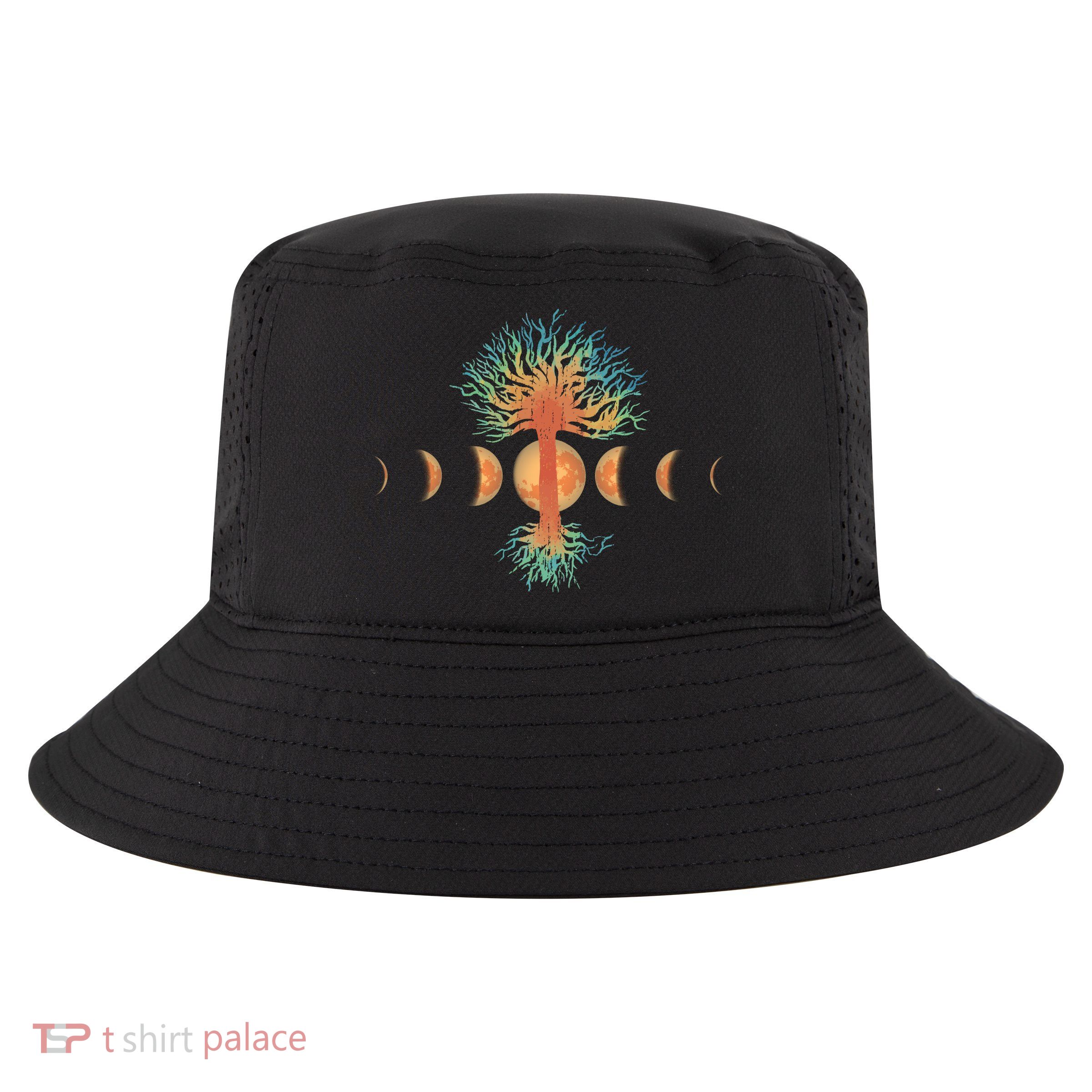 Moon Phases Tree Of Life Cool Comfort Performance Bucket Hat