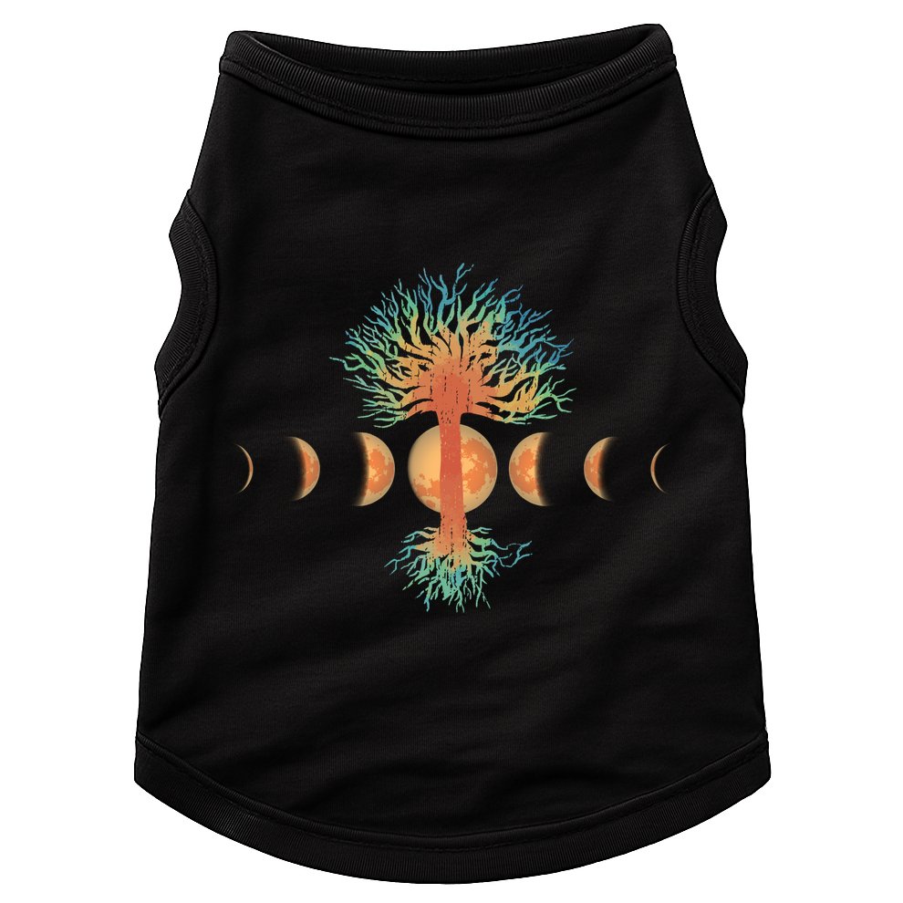 Moon Phases Tree Of Life Doggie Tank