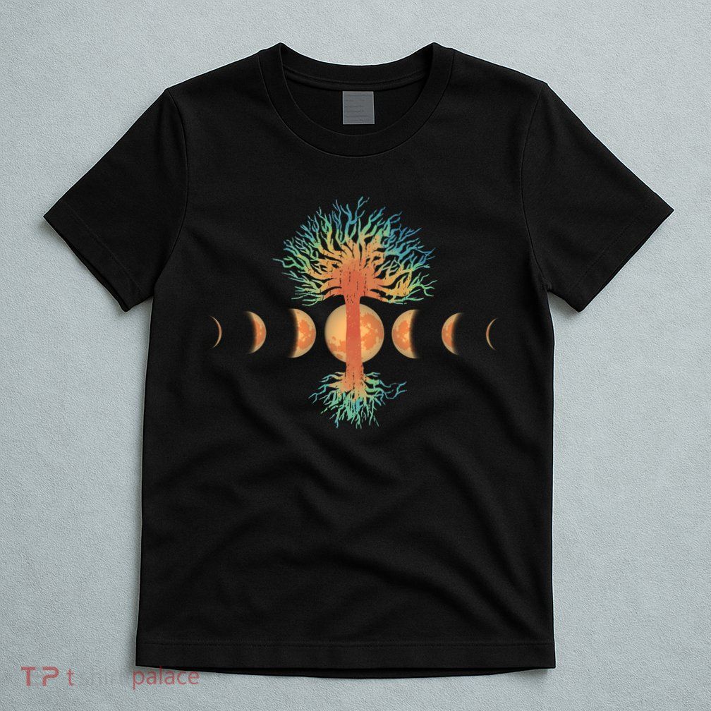 Moon Phases Tree Of Life T-Shirt