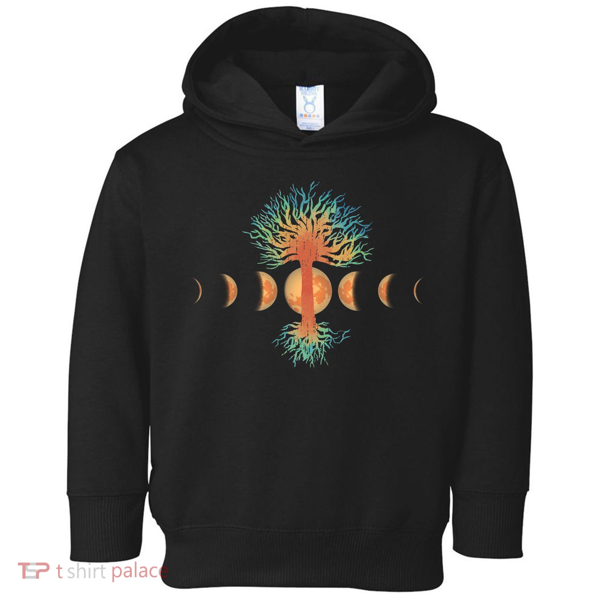 Moon Phases Tree Of Life Toddler Hoodie