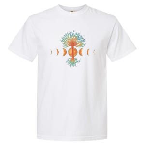 Moon Phases Tree Of Life Garment-Dyed Heavyweight T-Shirt