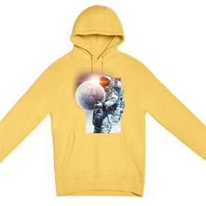 Moon Play Graphic Premium Pullover Hoodie