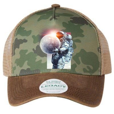 Moon Play Graphic Legacy Tie Dye Trucker Hat