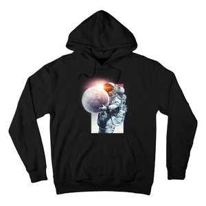 Moon Play Graphic Hoodie