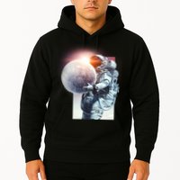 Moon Play Graphic Hoodie