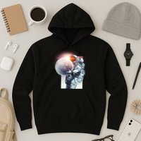 Moon Play Graphic Hoodie