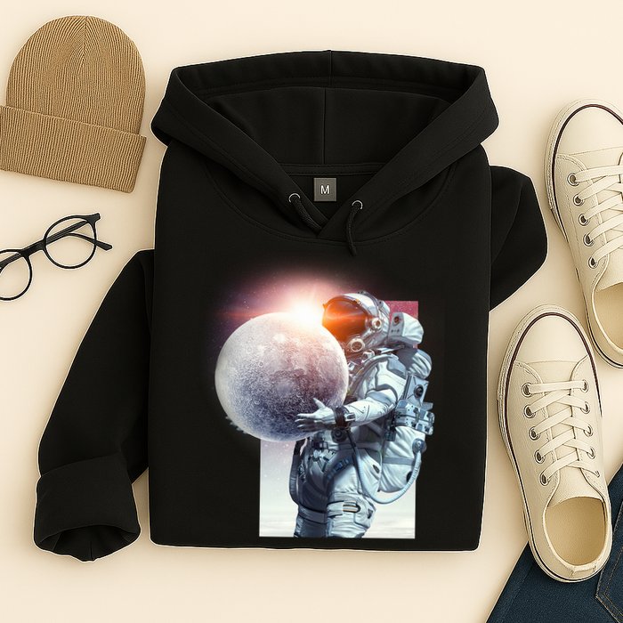 Moon Play Graphic Hoodie