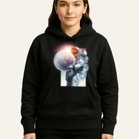 Moon Play Graphic Hoodie