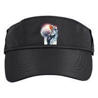 Moon Play Graphic Adult Drive Performance Visor