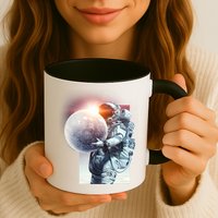 Moon Play Graphic Mug