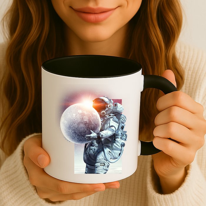 Moon Play Graphic Mug