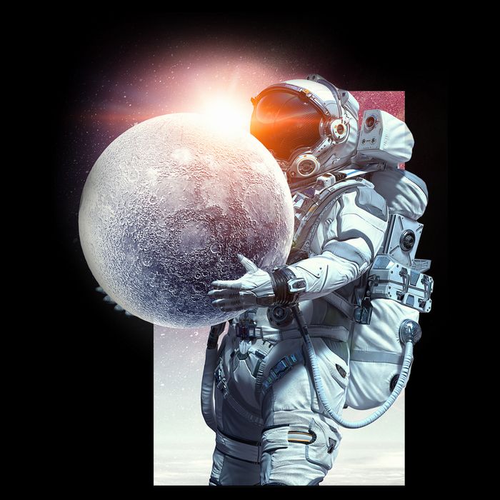 Moon Play Graphic Mug