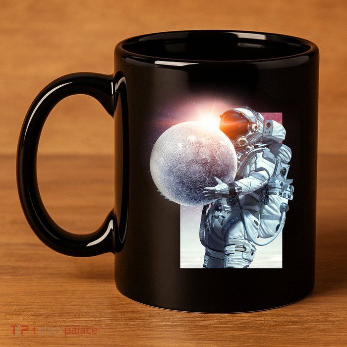Moon Play Graphic 11oz C Handle Ceramic Mug