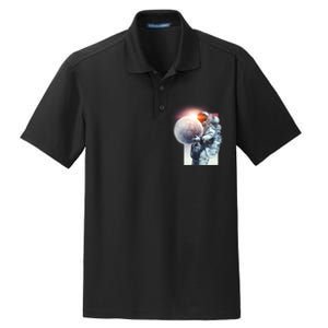 Moon Play Graphic Dry Zone Grid Polo