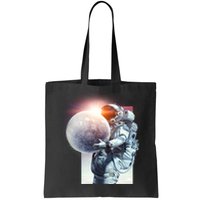 Moon Play Graphic Tote Bag