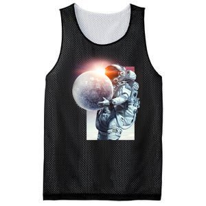 Moon Play Graphic Mesh Reversible Basketball Jersey Tank