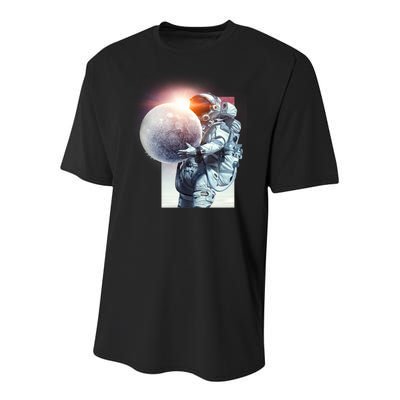 Moon Play Graphic Youth Performance Sprint T-Shirt