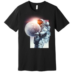 Moon Play Graphic Premium T-Shirt