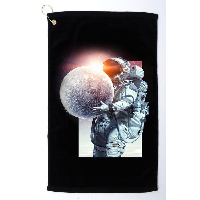 Moon Play Graphic Golf Towel