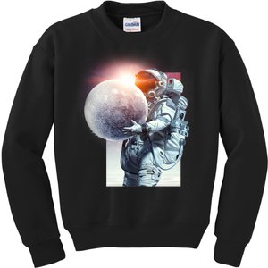 Moon Play Graphic Kids Sweatshirt