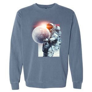 Moon Play Graphic Garment-Dyed Sweatshirt