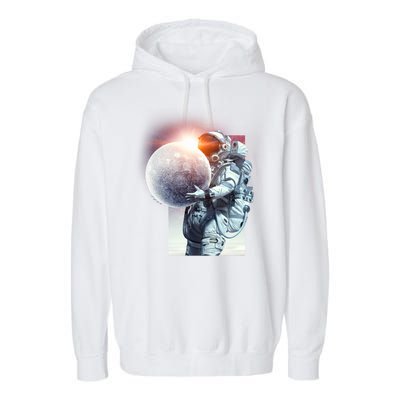 Moon Play Graphic Garment-Dyed Fleece Hoodie