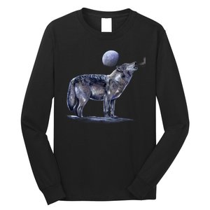 Moon Wolf Long Sleeve Shirt