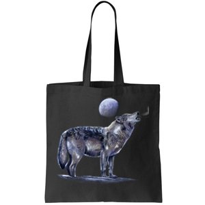 Moon Wolf Tote Bag