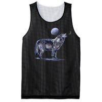 Moon Wolf Mesh Reversible Basketball Jersey Tank