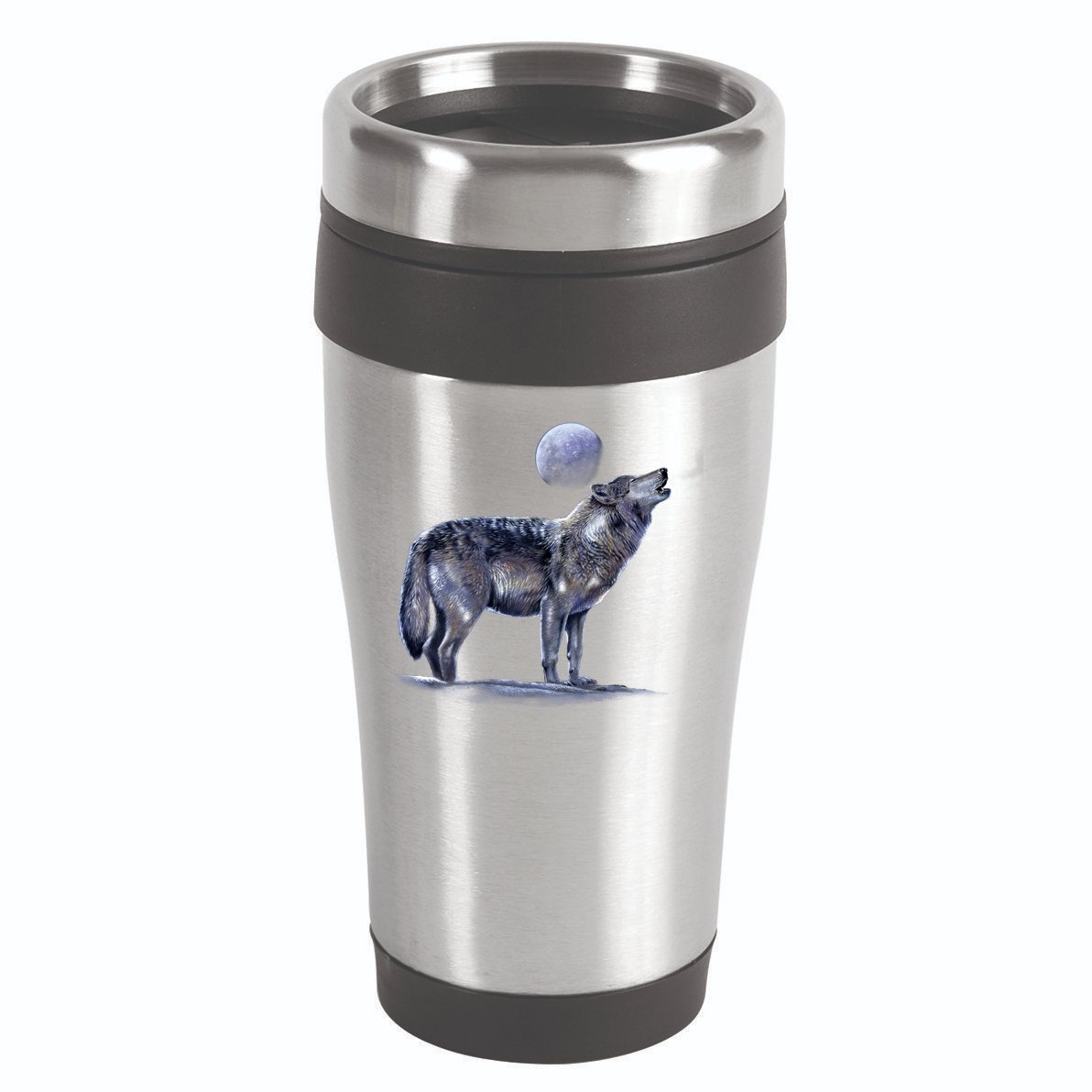 Moon Wolf 16oz Travel Tumbler