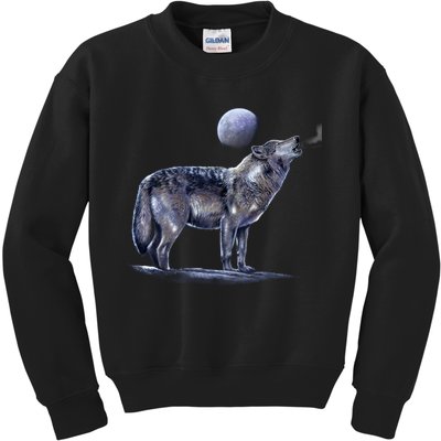 Moon Wolf Kids Sweatshirt