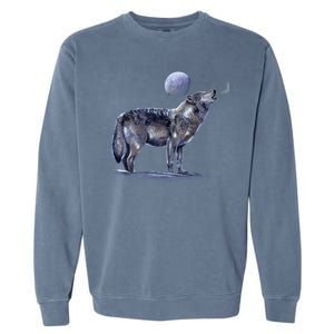 Moon Wolf Garment-Dyed Sweatshirt