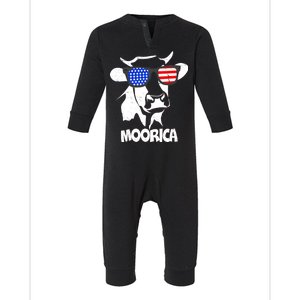 Moorica Cow Infant Fleece One Piece