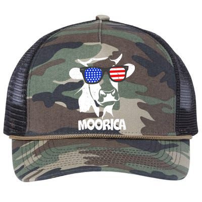 Moorica Cow Retro Rope Trucker Hat Cap