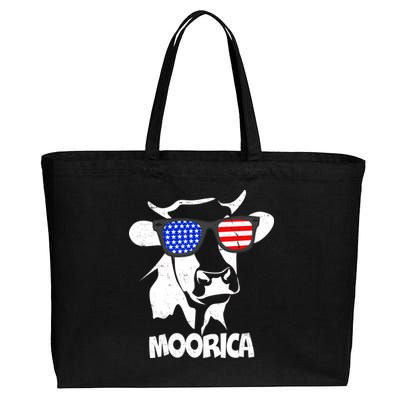 Moorica Cow Cotton Canvas Jumbo Tote