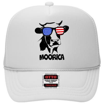 Moorica Cow High Crown Mesh Back Trucker Hat