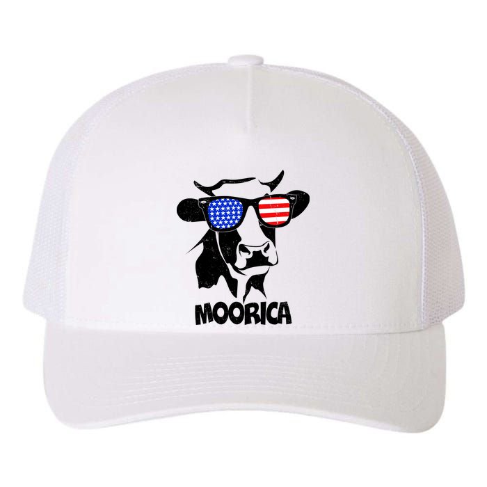 Moorica Cow Yupoong Adult 5-Panel Trucker Hat