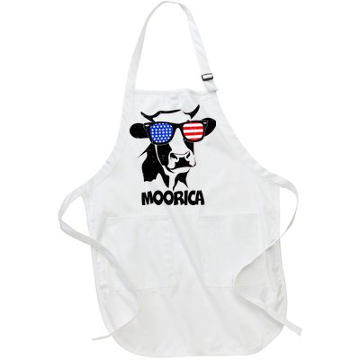 Moorica Cow Full-Length Apron With Pockets