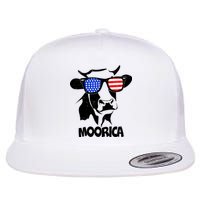 Moorica Cow Flat Bill Trucker Hat