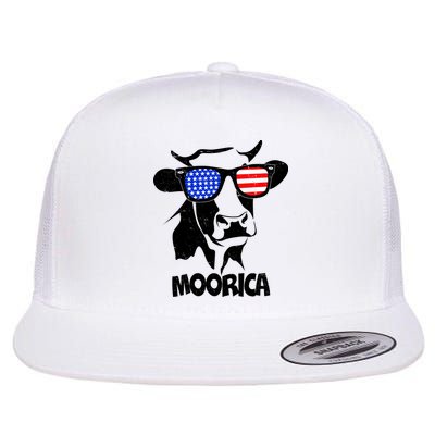 Moorica Cow Flat Bill Trucker Hat